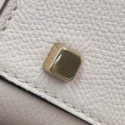 مملوكة مسبقًا Valextra Valextra Idide 2Way Handbag Light Gray Leather Size Large