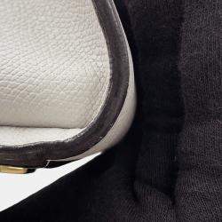 مملوكة مسبقًا Valextra Valextra Idide 2Way Handbag Light Gray Leather Size Large