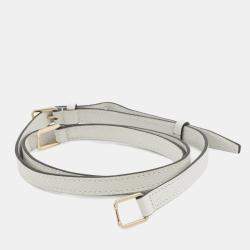 مملوكة مسبقًا Valextra Valextra Idide 2Way Handbag Light Gray Leather Size Large