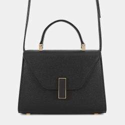 ممل وكة مسبقًا Valextra Valextra Izide Black Leather Size Micro