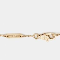 Pre Owned Van Cleef & Arpels Frivole Ruby 18k Rose Gold Bracelet
