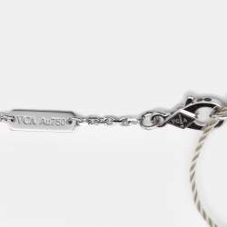 مملوكة مسبقًا Van Cleef & Arpels Vintage Alhambra Diamond 18k Two Tone Holiday Pendant 2024 Pendant Necklace