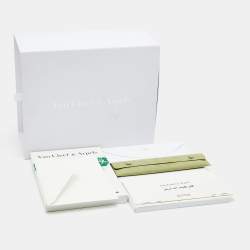 Pre Owned Van Cleef & Arpels Vintage Alhambra Mother of Pearl 18k Yellow Gold Station Bracelet