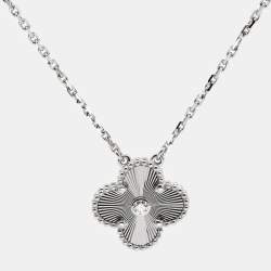 STYLE Edit: Van Cleef & Arpels adds 6 new Alhambra pieces – five guilloché  white gold jewellery items and the Sweet Alhambra watch for winter, all  boasting the brand's iconic four-leafed clover