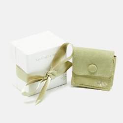 Pre Owned Van Cleef & Arpels Sweet Alhambra Hammered 18k Rose Gold Bracelet