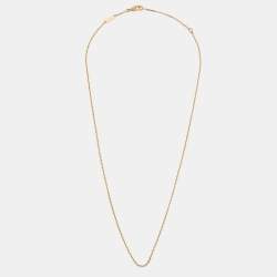 Pre Owned Van Cleef & Arpels Trace 18k Yellow Gold Chain 