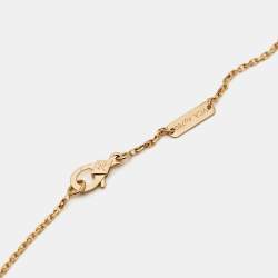 Pre Owned Van Cleef & Arpels Trace 18k Yellow Gold Chain 