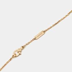 Pre Owned Van Cleef & Arpels Trace 18k Yellow Gold Chain 