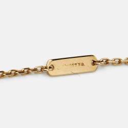 Pre Owned Van Cleef & Arpels Vintage Alhambra 2019 Limited Edition Ceramic Diamond 18k Yellow Gold Holiday Pendant Necklace