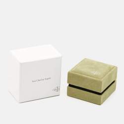 Pre Owned Van Cleef & Arpels Butterfly Sweet Alhambra Mother of Pearl 18k Yellow Gold Necklace