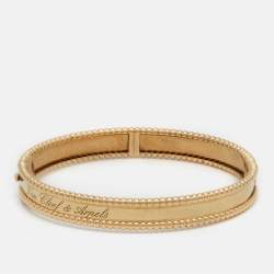 مملوكة مسبقًا Van Cleef & Arpels Perlée Signature Medium Model 18k Yellow Gold Bracelet S
