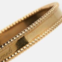 مملوكة مسبقًا Van Cleef & Arpels Perlée Signature Medium Model 18k Yellow Gold Bracelet S