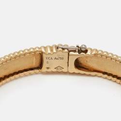 مملوكة مسبقًا Van Cleef & Arpels Perlée Signature Medium Model 18k Yellow Gold Bracelet S