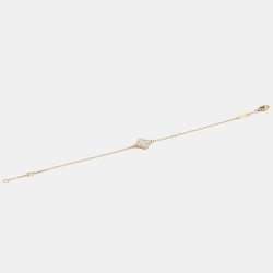 Pre Owned Van Cleef & Arpels Sweet Alhambra Mother of Pearl 18k Yellow Gold Bracelet