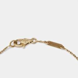 Pre Owned Van Cleef & Arpels Sweet Alhambra Mother of Pearl 18k Yellow Gold Bracelet