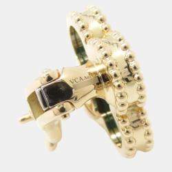 مملوكة مسبقًا Van Cleef & Arpels Vintage Alhambra Earring 18K Yellow Gold