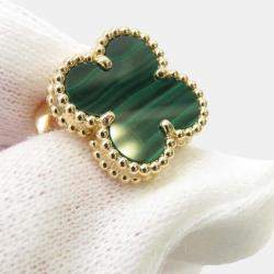 مملوكة مسبقًا Van Cleef & Arpels Vintage Alhambra Earring 18K Yellow Gold