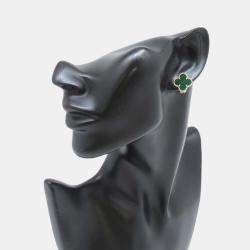مملوكة مسبقًا Van Cleef & Arpels Vintage Alhambra Earring 18K Yellow Gold