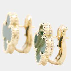مملوكة مسبقًا Van Cleef & Arpels Vintage Alhambra Earring 18K Yellow Gold