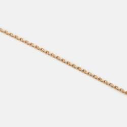Van Cleef & Arpels Vintage Alhambra Obsidian Diamond 18k Rose Gold 2023 Holiday Pendant Necklace
