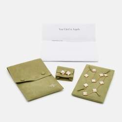 Van Cleef & Arpels Pure Alhambra Mother of Pearl Necklaces and Earring set