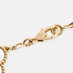 Van Cleef & Arpels Vintage Alhambra Mother of Pearl 18k Yellow Gold Bracelet
