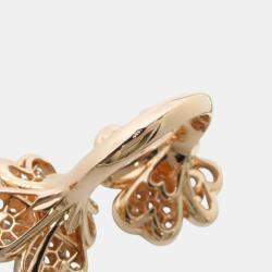 Van Cleef & Arpels 18K Pink Gold Cosmos Entree Les Doors Ring Size 53/#13