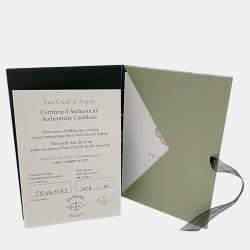 Pre Owned Van Cleef & Arpels 18K Yellow Gold Sweet Alhambra Papillon Pendant Necklace