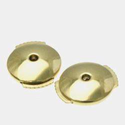Van Cleef & Arpels 18K Yellow Gold, Mother of Pearl Butterfly Sweet Alhambra Studs Earrings