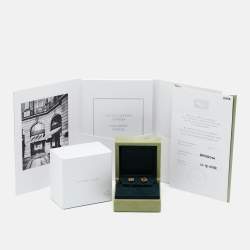 Pre Owned Van Cleef & Arpels Sweet Alhambra Carnelian 18k Rose Gold  Earrings