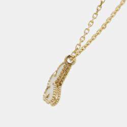 Pre Owned Van Cleef & Arpels 18K Yellow Gold Sweet Papillon Pendant Necklace