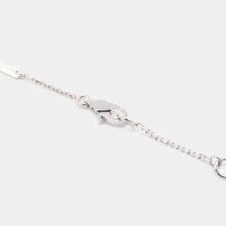 Van Cleef & Arpels 18K White Gold Frivole Pendant Mini Model Size Mini 