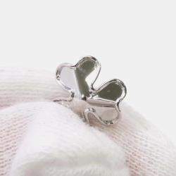 Van Cleef & Arpels 18K White Gold Frivole Pendant Mini Model Size Mini 