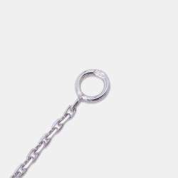 Van Cleef & Arpels 18K White Gold Frivole Pendant Mini Model Size Mini 