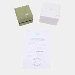 Van Cleef & Arpels 18K White Gold Frivole Pendant Mini Model Size Mini 