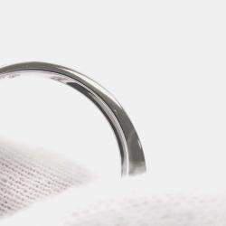  Van Cleef & Arpels 18K White Gold Magic Alhambra Ring EU 59