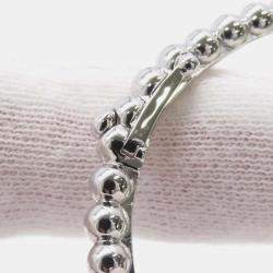 Van Cleef & Arpels 18K White Gold Perlee Gold Pearl Bracelet Medium  