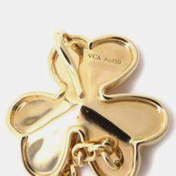 Pre Owned Van Cleef & Arpels 18K Yellow Gold and Diamond Frivole Necklace 