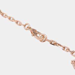 Van Cleef & Arpels 18K Pink Gold Lucky 5 Motifs Spring Bracelet 