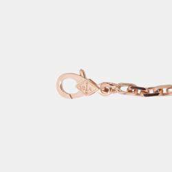 Van Cleef & Arpels 18K Pink Gold Lucky 5 Motifs Spring Bracelet 