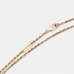 مملوكة مسبقًا قلادة فان كليف أند أربلز ماجيك ألامبرا ذهب أصفر عيار 18 مالاكيت طويلة