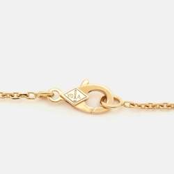 مملوكة مسبقًا Van Cleef & Arpels Vintage Alhambra Mother of Pearl 18k Yellow Gold Necklace