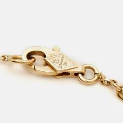 Pre Owned Van Cleef & Arpels Sweet Alhambra Mother of Pearl 18k Yellow Gold Bracelet