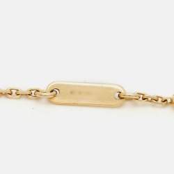 Pre Owned Van Cleef & Arpels Sweet Alhambra Mother of Pearl 18k Yellow Gold Bracelet