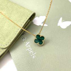 Van Cleef & Arpels Malachite Pendant Necklace