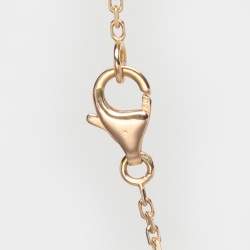 Pre Owned قلادة فان كليف أند أربلز فينتدج ألامبرا ألماس طبقة وردي ذهب وردي عيار 18