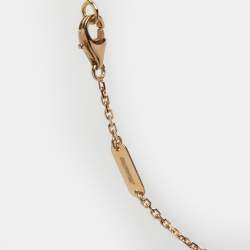 Pre Owned قلادة فان كليف أند أربلز فينتدج ألامبرا ألماس طبقة وردي ذهب وردي عيار 18