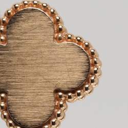 Pre Owned قلادة فان كليف أند أربلز فينتدج ألامبرا ألماس طبقة وردي ذهب وردي عيار 18