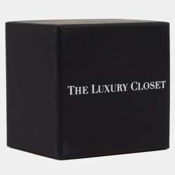 Pre Owned Van Cleef & Arpels Perlée Signature 18k White Gold Band Ring Size 52