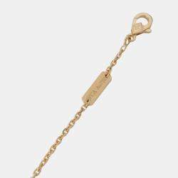 مملوكة مسبقًا Van Cleef & Arpels 18K Yellow Gold, Mother of Pearl Vintage Alhambra Necklace